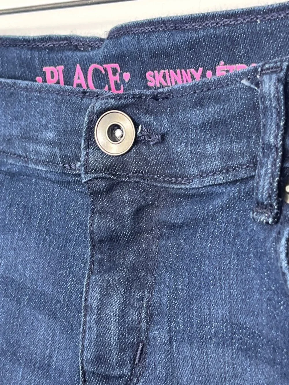 The Children's Place Girls Size 14 Skinny Jeans Dark Wash Stretch Denim